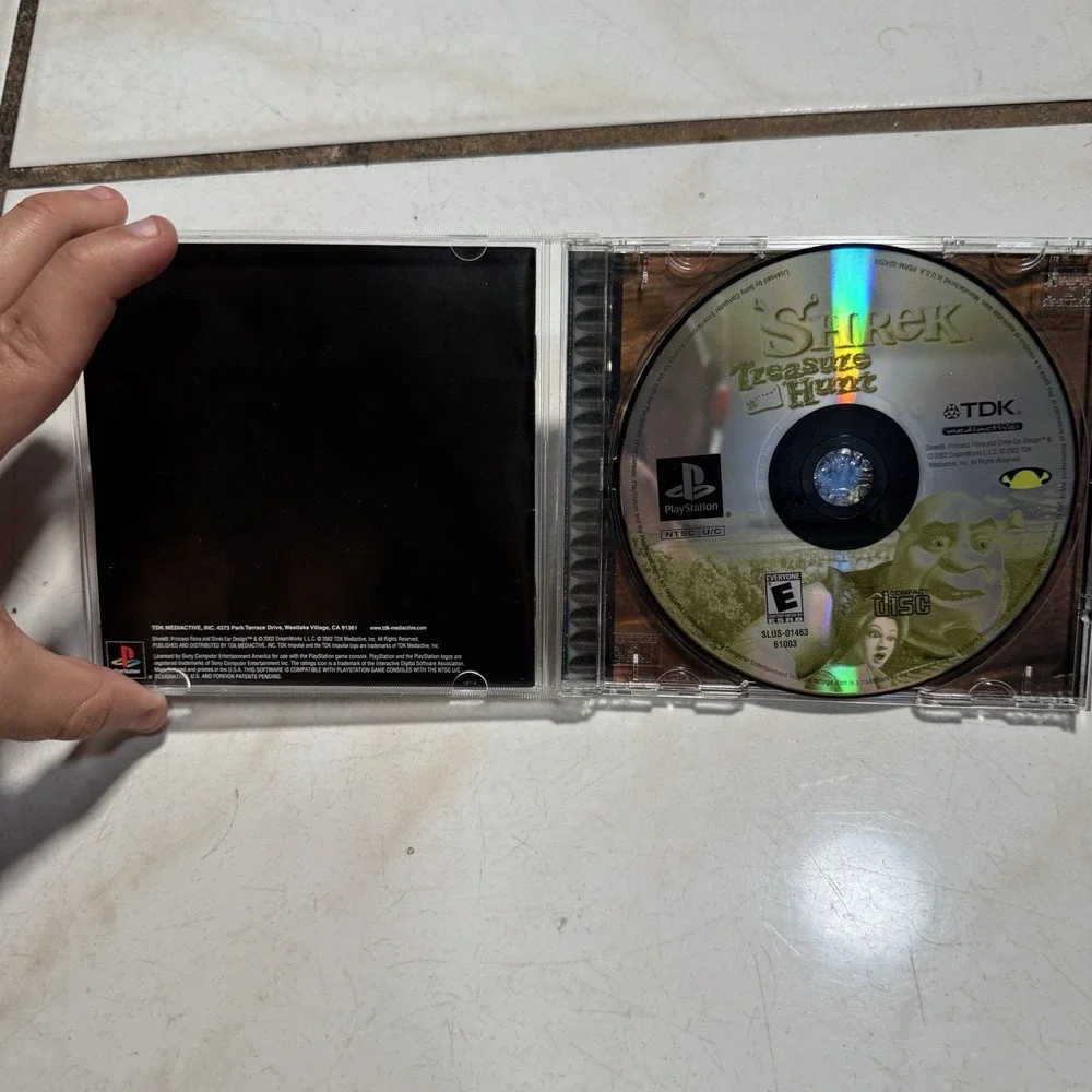 Shrek: Treasure Hunt‎ (Sony PlayStation 1, 2002) PS1 - Complete w/ Manual